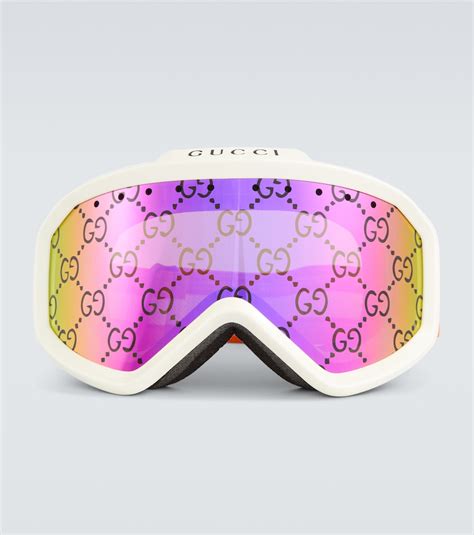 gucci ski mask te4sto|Gucci Guccissima Mirrored Mask Injection Ski Goggles.